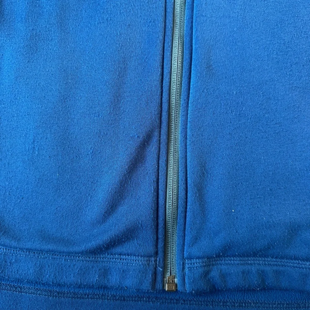 The North Face AO Softshell Hoodie Shady Blue Grey Mens Large Outdoor Hiking